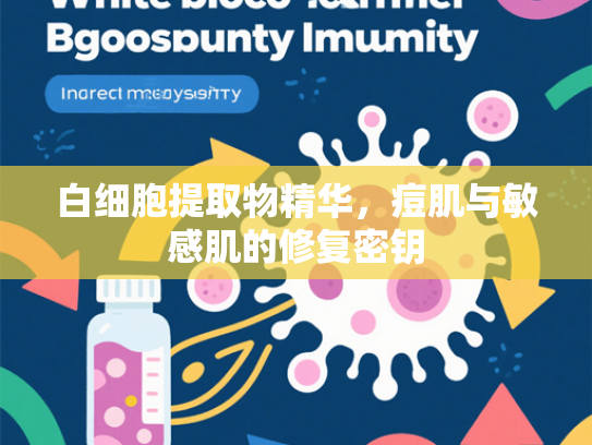 白细胞提取物精华，痘肌与敏感肌的修复密钥