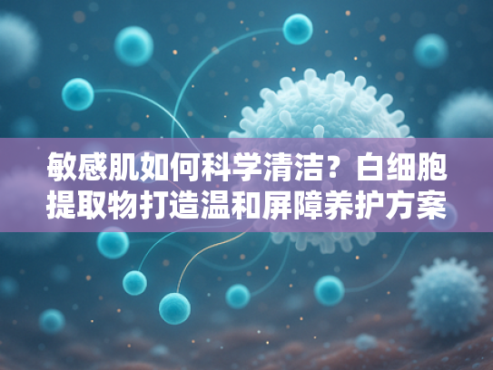 敏感肌如何科学清洁？白细胞提取物打造温和屏障养护方案