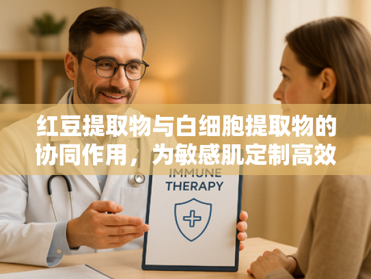 红豆提取物与白细胞提取物的协同作用，为敏感肌定制高效护肤原料解决方案