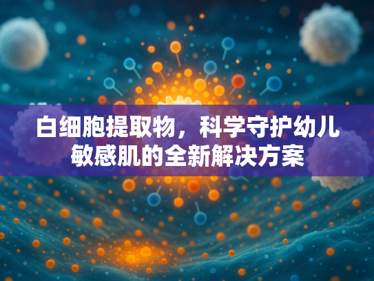 白细胞提取物，科学守护幼儿敏感肌的全新解决方案