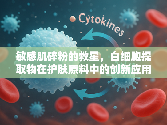 敏感肌碎粉的救星，白细胞提取物在护肤原料中的创新应用