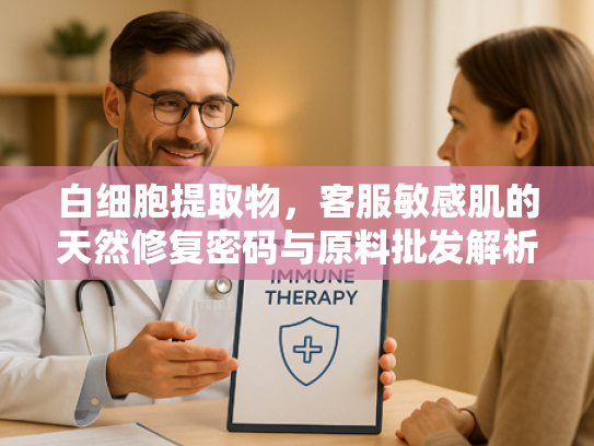 白细胞提取物，客服敏感肌的天然修复密码与原料批发解析