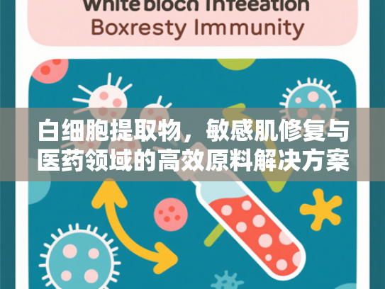 白细胞提取物，敏感肌修复与医药领域的高效原料解决方案