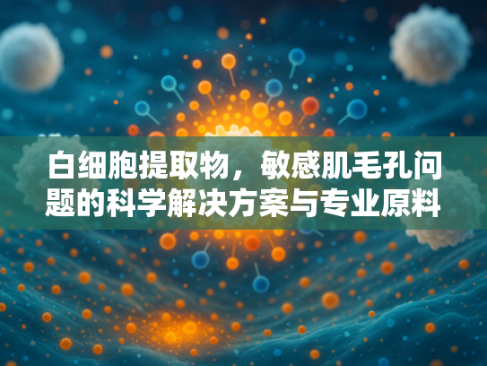 白细胞提取物，敏感肌毛孔问题的科学解决方案与专业原料解析