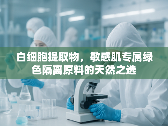 白细胞提取物，敏感肌专属绿色隔离原料的天然之选