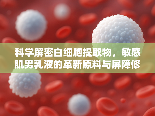 科学解密白细胞提取物，敏感肌男乳液的革新原料与屏障修护密码