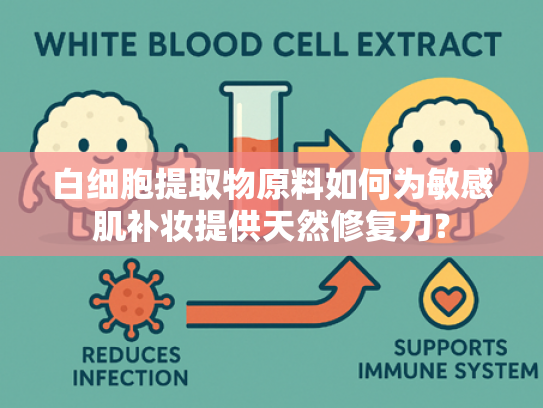 白细胞提取物原料如何为敏感肌补妆提供天然修复力？