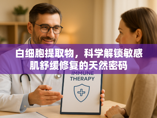 白细胞提取物，科学解锁敏感肌舒缓修复的天然密码