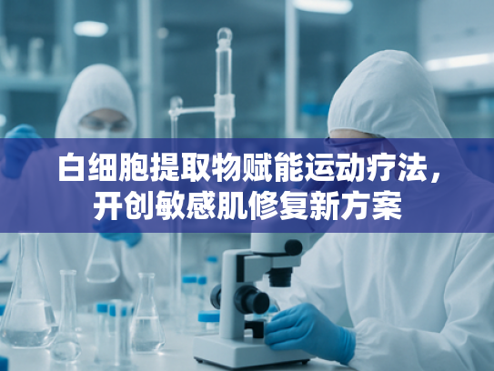 白细胞提取物赋能运动疗法，开创敏感肌修复新方案