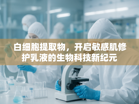 白细胞提取物，开启敏感肌修护乳液的生物科技新纪元