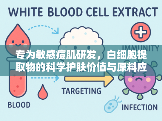 专为敏感痘肌研发，白细胞提取物的科学护肤价值与原料应用指南