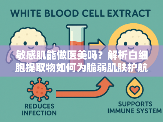 敏感肌能做医美吗？解析白细胞提取物如何为脆弱肌肤护航