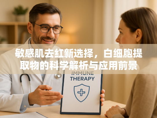 敏感肌去红新选择，白细胞提取物的科学解析与应用前景