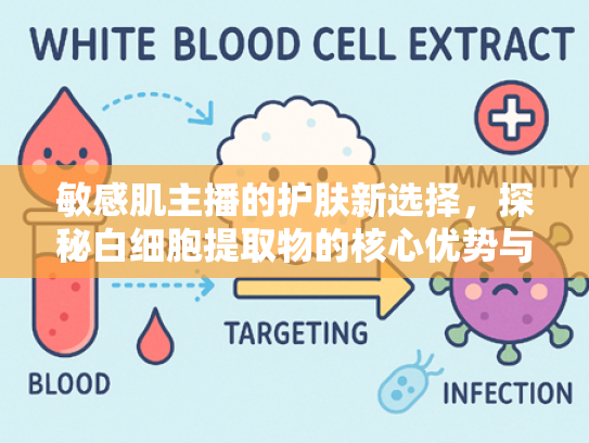 敏感肌主播的护肤新选择，探秘白细胞提取物的核心优势与应用场景