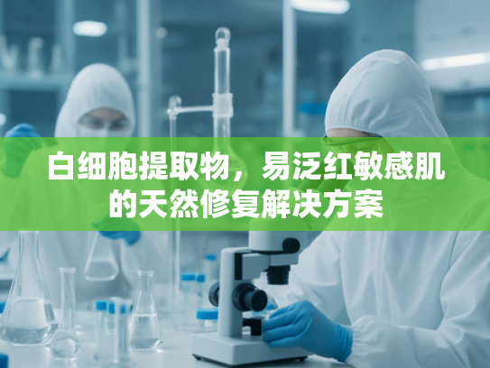 白细胞提取物，易泛红敏感肌的天然修复解决方案