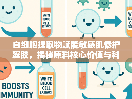 白细胞提取物赋能敏感肌修护凝胶，揭秘原料核心价值与科学护肤新趋势