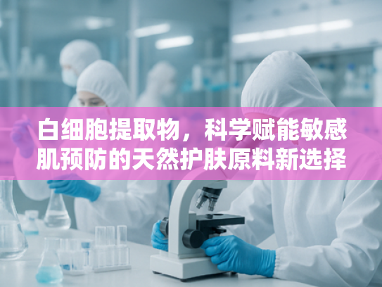 白细胞提取物，科学赋能敏感肌预防的天然护肤原料新选择