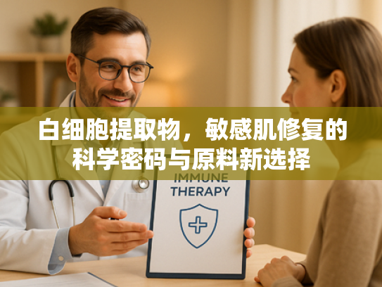 白细胞提取物，敏感肌修复的科学密码与原料新选择