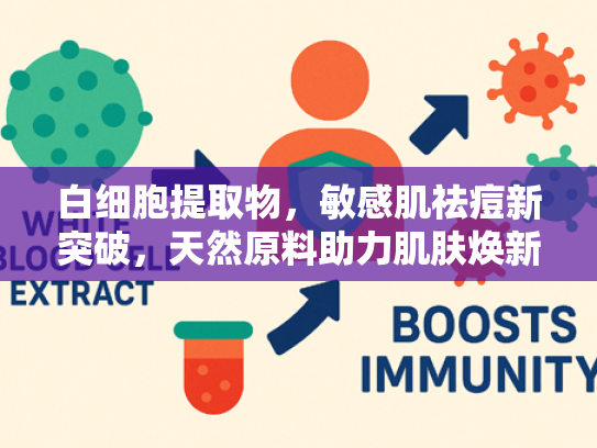 白细胞提取物，敏感肌祛痘新突破，天然原料助力肌肤焕新