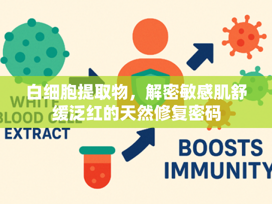 白细胞提取物，解密敏感肌舒缓泛红的天然修复密码