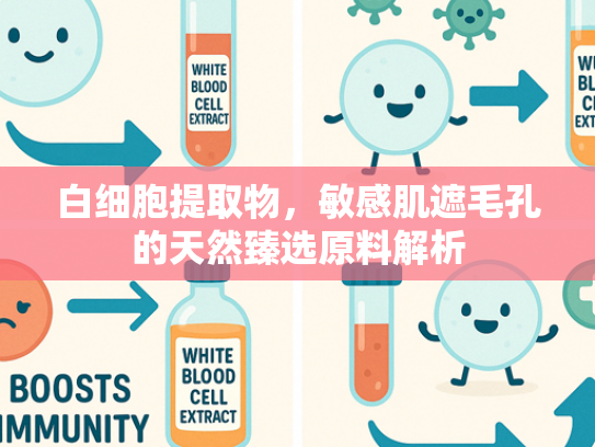 白细胞提取物，敏感肌遮毛孔的天然臻选原料解析