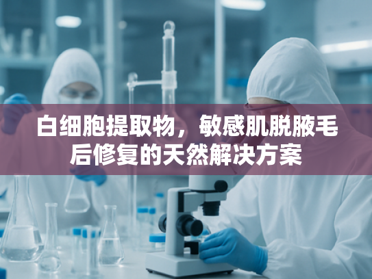 白细胞提取物，敏感肌脱腋毛后修复的天然解决方案