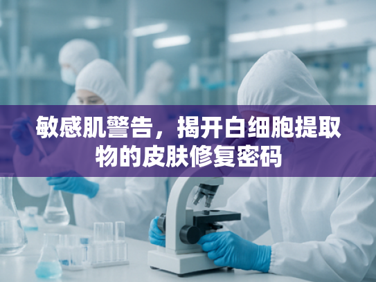 敏感肌警告，揭开白细胞提取物的皮肤修复密码