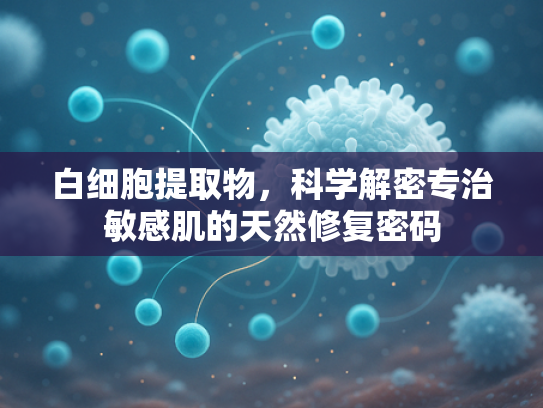 白细胞提取物，科学解密专治敏感肌的天然修复密码