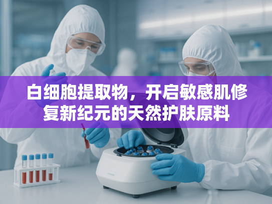 白细胞提取物，开启敏感肌修复新纪元的天然护肤原料