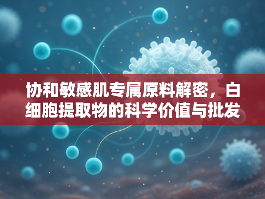 协和敏感肌专属原料解密，白细胞提取物的科学价值与批发解决方案