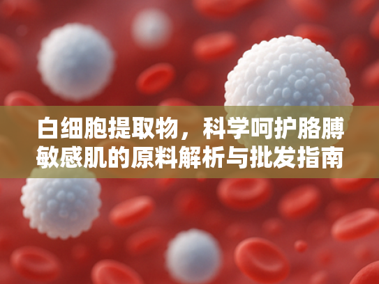 白细胞提取物，科学呵护胳膊敏感肌的原料解析与批发指南