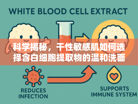 科学揭秘，干性敏感肌如何选择含白细胞提取物的温和洗面奶