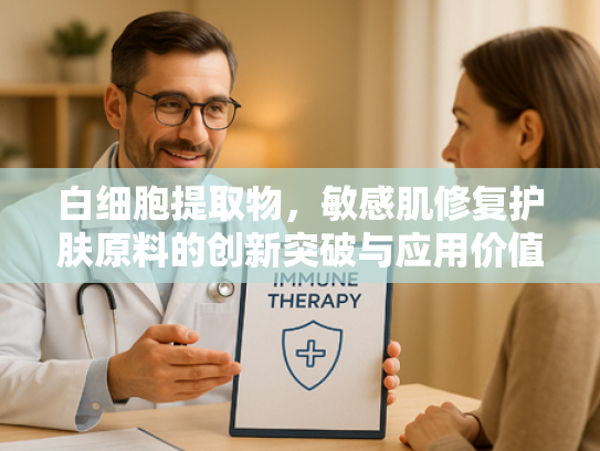 白细胞提取物，敏感肌修复护肤原料的创新突破与应用价值