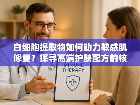 白细胞提取物如何助力敏感肌修复？探寻高端护肤配方的核心原料奥秘