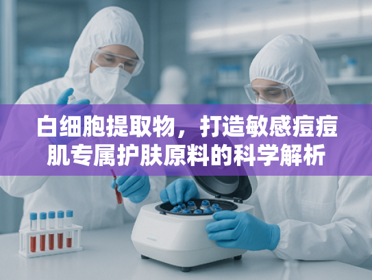 白细胞提取物，打造敏感痘痘肌专属护肤原料的科学解析