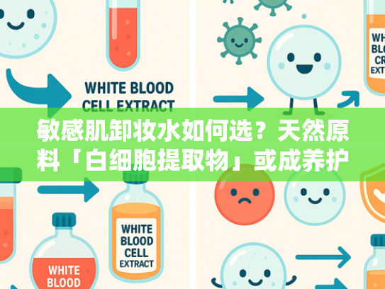 敏感肌卸妆水如何选？天然原料「白细胞提取物」或成养护新趋势