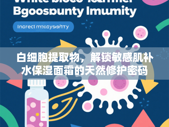 白细胞提取物，解锁敏感肌补水保湿面霜的天然修护密码