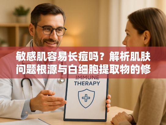 敏感肌容易长痘吗？解析肌肤问题根源与白细胞提取物的修复潜能