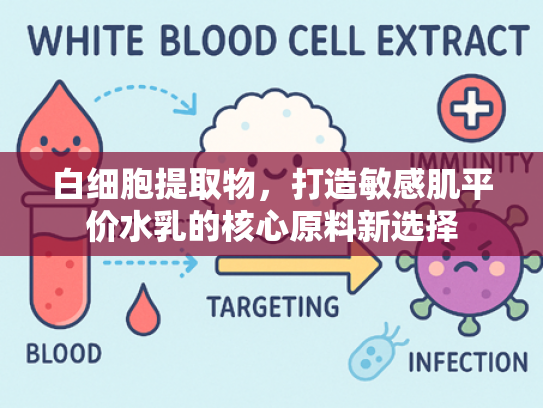 白细胞提取物，打造敏感肌平价水乳的核心原料新选择