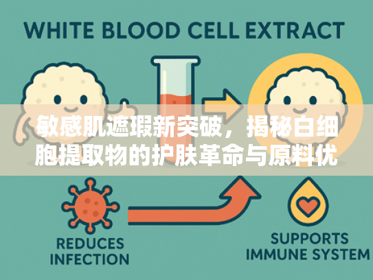 敏感肌遮瑕新突破，揭秘白细胞提取物的护肤革命与原料优势