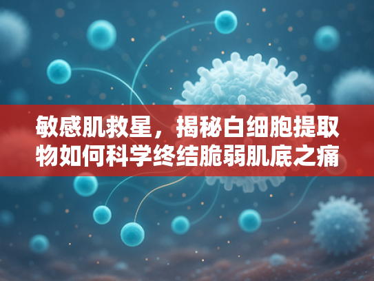 敏感肌救星，揭秘白细胞提取物如何科学终结脆弱肌底之痛