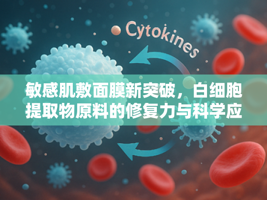 敏感肌敷面膜新突破，白细胞提取物原料的修复力与科学应用