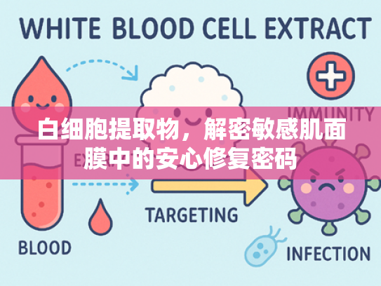白细胞提取物，解密敏感肌面膜中的安心修复密码