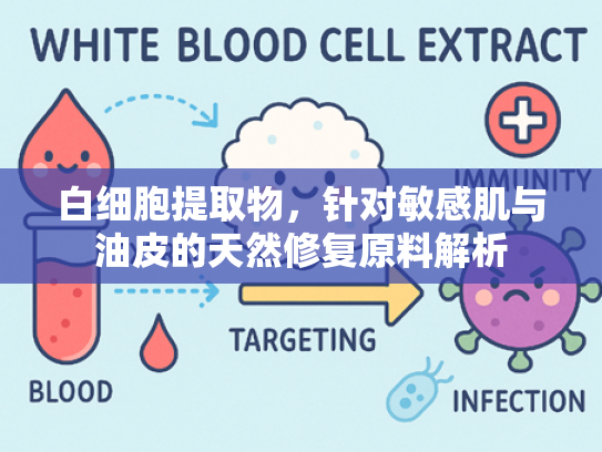 白细胞提取物，针对敏感肌与油皮的天然修复原料解析