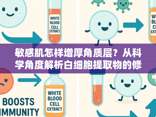 敏感肌怎样增厚角质层？从科学角度解析白细胞提取物的修复力量