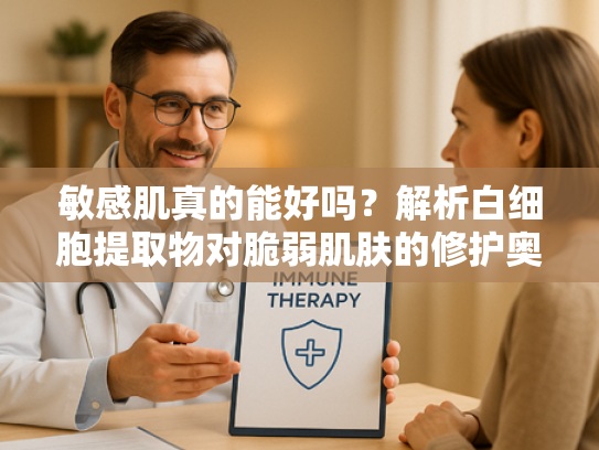 敏感肌真的能好吗？解析白细胞提取物对脆弱肌肤的修护奥秘