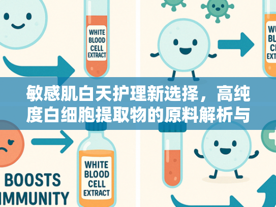 敏感肌白天护理新选择，高纯度白细胞提取物的原料解析与批发优势