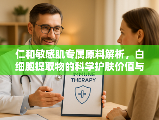 仁和敏感肌专属原料解析，白细胞提取物的科学护肤价值与批发优势