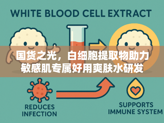 国货之光，白细胞提取物助力敏感肌专属好用爽肤水研发