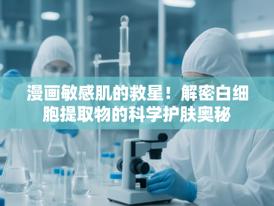 漫画敏感肌的救星！解密白细胞提取物的科学护肤奥秘